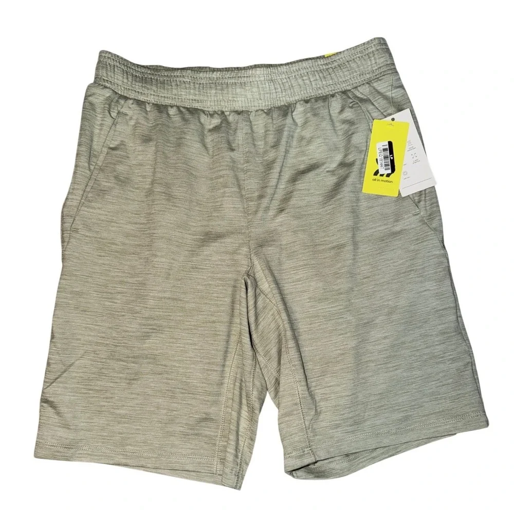 All in Motion Men's Soft Stretch Shorts Cement Gray Athletic,‎ Size XXL, NWT